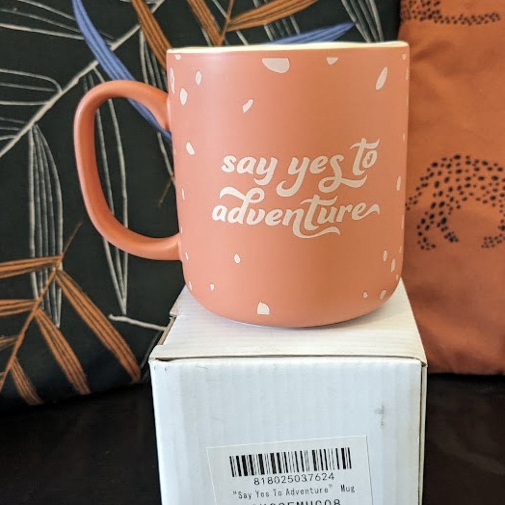 NEW Sseko Say Yes To Adventure Mug